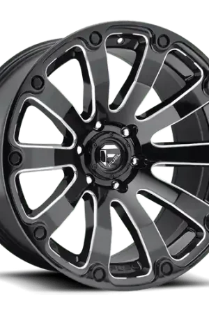 Seasonal Sale Fuel 1PC D598 DIESEL 5X150 20X9 +1 GLOSS BLACK MILLED