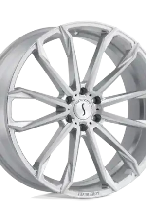 Status MASTADON 5X139.7 20X9 +20 SILVER W/ BRUSHED MACHINED FACE Worldwide Shipping
