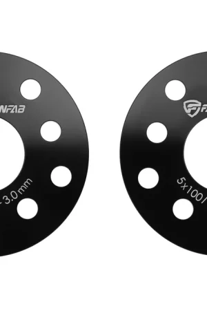 FactionFab Subaru 5x100 / 5x114.3 3mm 6061-T6 Forged Spacer Set - 2015-2024 Subaru WRX / 2015-2021 Subaru STI / 2016-2021 Crosstrek / 1999-2024 Forester / Impreza / 2013-2016 Scion FR-S / 2013-2024 Subaru BRZ / 2017-2020 Toyota 86 / 2022-2024 GR86 Direct From Manufacturer
