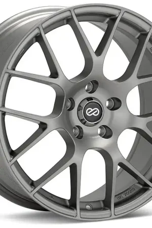 Enkei Raijin Wheels 18x8.5 +38mm (Gun Metal) 5x100 - 2013-2024 Subaru BRZ / Scion FR-S / Toyota GR86 / 2014-2018 Subaru Forester Express Delivery