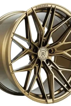 Rohana Rfx17 Wheel 21x10.5 5x120 Gloss Bronze 25mm - FREE T-SHIRT INCLUDED! Super Sale
