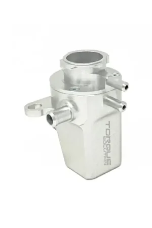 Torque Solution Coolant Expansion Tank: Subaru WRX 02-07 / STI 04-22 / Forester XT 04-08 - Silver Limited Offer