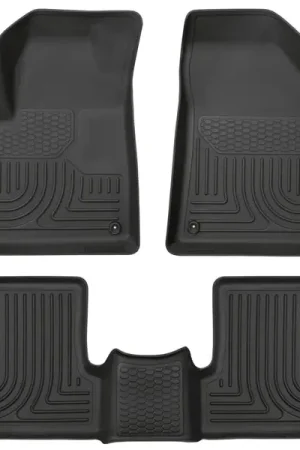 Husky Liners 15-22 Jeep Cherokee WeatherBeater Combo Black Floor Liners Limited Offer