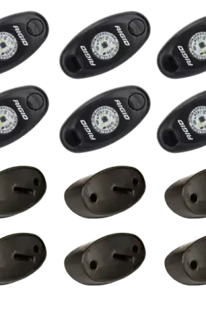 Top Rated Rigid Industries Rock Light Kit- Blue (6 lights)