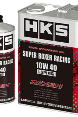 HKS SUPER BOXER RACING OIL 10W-40 4L Seasonal Sale