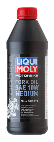 LIQUI MOLY 1L Motorbike Fork Oil SAE 10W Medium Genuine