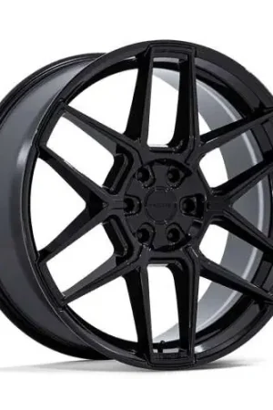 Niche Nc281 Rise Wheel 22x9.5 5x115 Gloss Black 15mm - FREE T-SHIRT INCLUDED! Premium