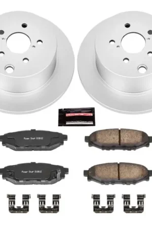 Grab Now Power Stop 16-18 Subaru Crosstrek Rear Z17 Evolution Geomet Coated Brake Kit