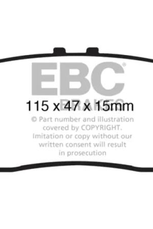 EBC 13+ Lexus GS350 3.5 RWD Redstuff Rear Brake Pads Price Drop