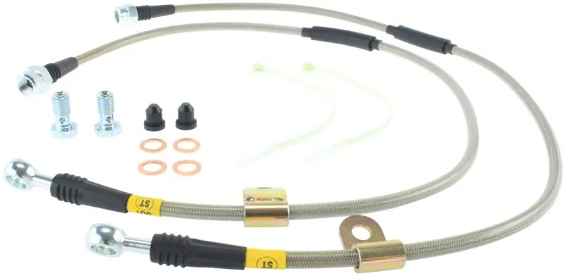 Holiday Sale StopTech 00-06 Suburban 2500 2WD / 03-06 4WD / 03-07 Hummer H2 Stainless Steel Front Brake Line Kit