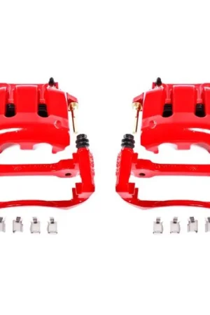 Free Shipping Power Stop 05-14 Ford Mustang Front Red Calipers w/Brackets - Pair