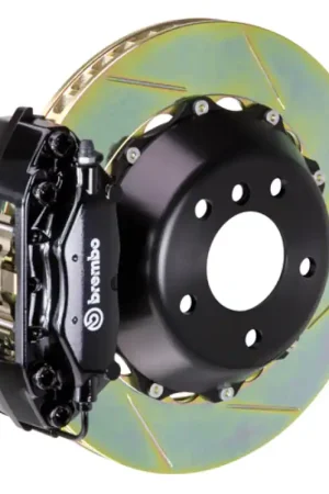 Brembo 00-05 ML500/ML55 AMG Rear GT BBK 4 Piston Cast 2pc 345x28 2pc Rotor Slotted Type1-Black Price Cut