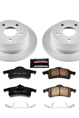 Power Stop 99-04 Jeep Grand Cherokee Rear Z17 Evolution Geomet Coated Brake Kit Secure Checkout
