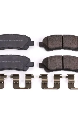 Power Stop 08-13 Toyota Highlander Rear Z17 Evolution Ceramic Brake Pads w/Hardware Secure Checkout