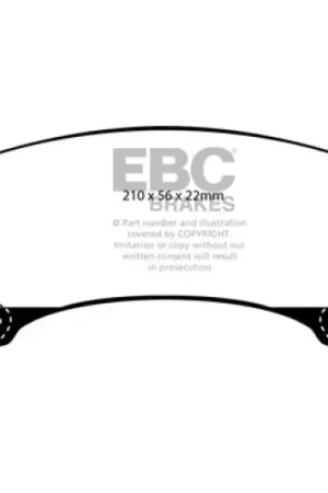 Trending EBC 02-06 Ford Expedition 4.6 4WD Extra Duty Front Brake Pads