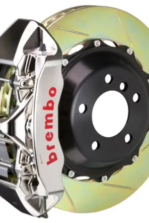 Grab Now Brembo 88-91 Testarossa Front GTR BBK 6 Piston Billet380x32 2pc Rotor Slotted Type-1- Nickel Plated