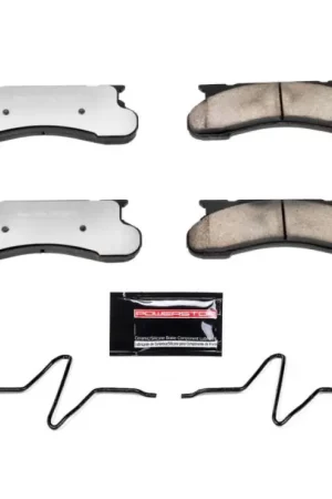 Power Stop 76-91 Ford E-250 Front Z36 Truck & Tow Brake Pads w/Hardware Crafted