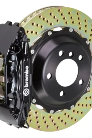 Brembo 95-99 M3 Front GT BBK 4 Piston Cast 2pc 355x32 2pc Rotor Drilled-Black While Supplies Last