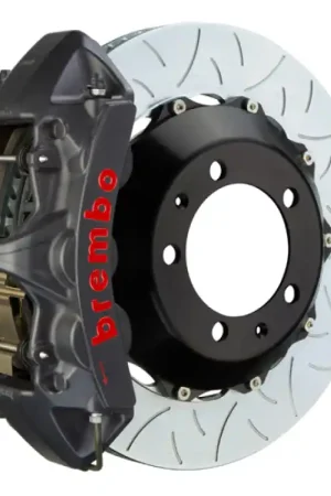 Brembo 15-21 NX Front GTS BBK 6 Piston Cast 380x32 2pc Rotor Slotted Type-3-Black HA Seasonal Sale