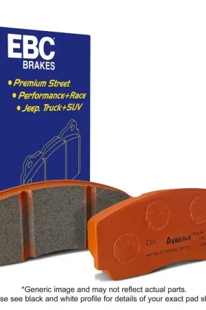 EBC 2020+ Cadillac Escalade 3.0L TD Extra Duty Rear Brake Pads Worldwide Shipping
