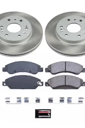 Last Chance Power Stop 2007 GMC Yukon XL 1500 Front Semi-Coated Rotor Kit