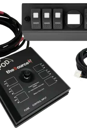 Spod 09-18 Jeep Wrangler JK SourceLT w/ Genesis Adapter and Blue LED Switch Panel Next Day Delivery