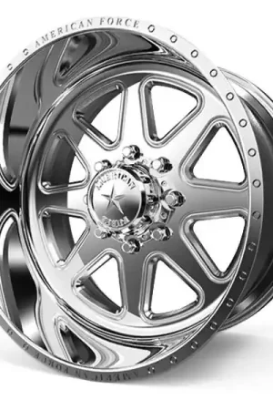 American Force Forged Wheels Range F22 Polished 20x12 -40mm Offset 5x127 (5x5) Secure Checkout