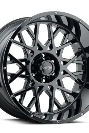 Vision Wheels Rocker 412 Gloss Black 22x10 -19mm Offset 8x170 Discount
