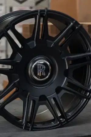 Authentic Vossen x Novitec SP2 22x10in - 5x120 BP - ET12 - Satin Black Rolls-Royce Phantom 1st Gen Rear Wheel