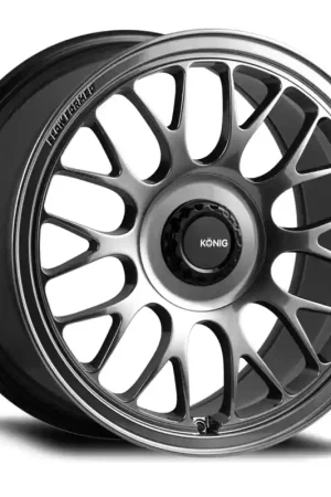 Konig MRK1 19X8.5 5X114.3 ET43 Hyper Carbon - Gloss Black Gear Cap/Logo/Cover Plate Professional Grade