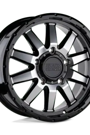 Fast Shipping BRECN 18X8 6X130 G-BLK-MIR 38MM