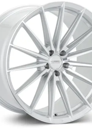 Flash Sale Vossen HFX-4 22x10.5 - 5x120 - ET38 - Deep - 72.56 - Silver Polished Wheel