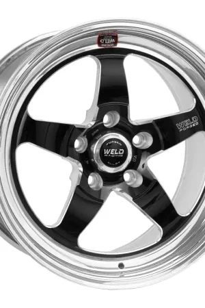 Save Now Weld S71 18x9.5 / 5x4.5 BP / 6.2in. BS Black Wheel (Medium Pad) - Non-Beadlock