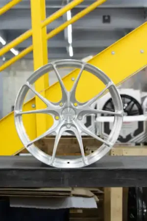 Vossen X Champion RS74 22X12 / ET62 / 5X130 / Brushed Gloss Clear Wheel / Taycan - Rear Latest