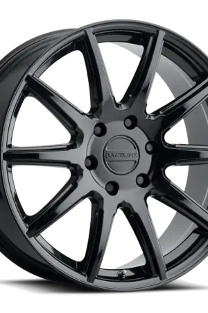 Wholesale Raceline 159B Spike 20x8.5in / 5x114.3 BP / 35mm Offset / 72.62mm Bore - Gloss Black Wheel