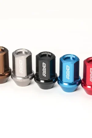 Popular Rays Dura-Nut L37 Straight Type 6H 12x1.25 Lug Nut Set 20 Lug 4 Lock Set - Black