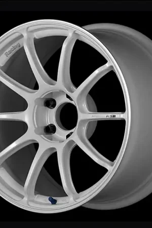 Buy Direct Advan RSIII 18x8.0 / +33 Offset / 5x110 / 65.2mm Bore / Racing White Metallic and Ring