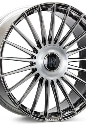 Direct From Factory Vossen HF-8 22x10.5 / 5x112 BP / ET25 / 66.5 CB / Deep - EMC Polished / Brushed Wheel