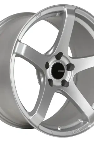 Trending Enkei Kojin 18x8.5 50mm Offset 5x114.3 Bolt Pattern 72.6mm Bore Dia Matte Silver Wheel