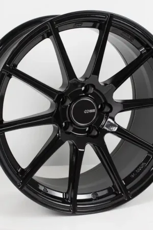 Luxury Enkei TS10 18x9.5 5x114.3 15mm Offset 72.6mm Bore Black Wheel