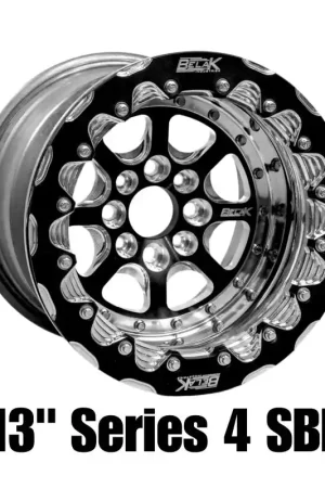 Budget Belak 13x10 / 5in BS / 4x100 BP / High Pad / Series 4 Wheel - Double Beadlock
