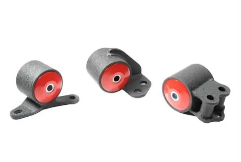 Innovative 02-05 Civic K-Series Black Steel Mounts 85A Bushings (Not K24 Trans) Direct From Factory