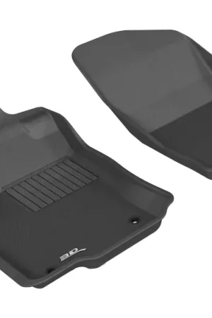 Professional Grade 3D MAXpider 2012-2018 Mercedes-Benz GLE-Class/GLS-Class/ML-Class Kagu 1st Row Floormat - Black