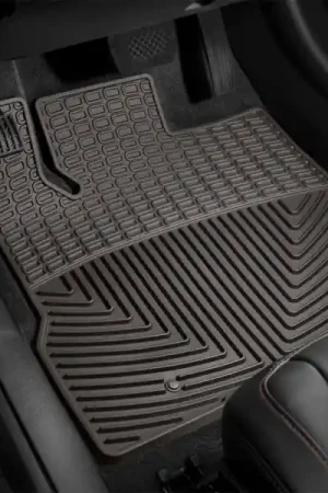Genuine WeatherTech 2019+ Chevrolet Silverado 1500 Rear Rubber Mats - Cocoa