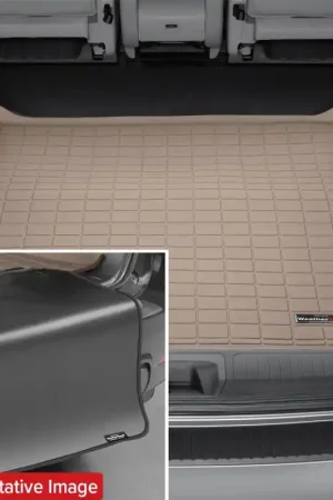 WeatherTech 19-22 Jeep Cherokee (Crgo FL on High) Seatback Cargo Liner HP w/Bumper Protector - Tan Sale