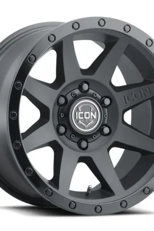 Buy Today ICON Rebound 18x9 6x5.5 0mm Offset 5in BS 106.1mm Bore Double Black Wheel