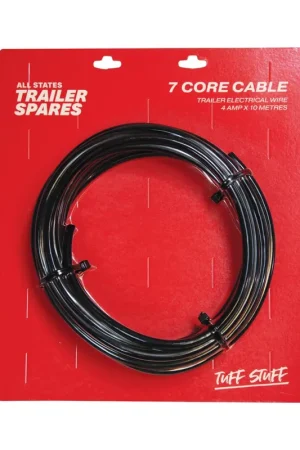 Trusted Brand ASTSS 10m 7-Core Coloured Trailer Cable (4 Amp) - R4104A