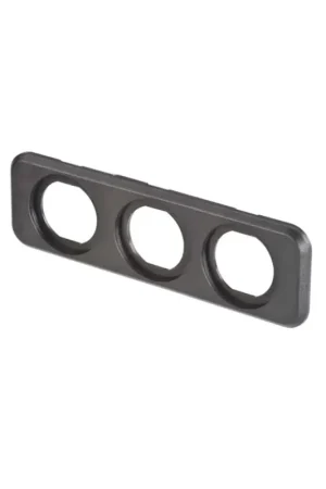Exclusive Narva 81189BL Triple Blank Flush Mount Housing - Black