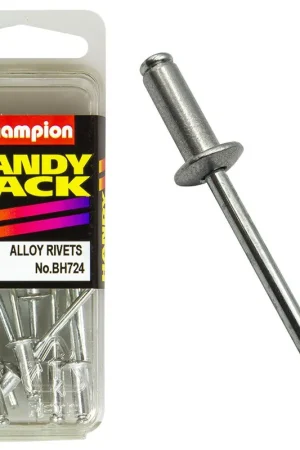 Champion Pack of 10 4 x 11.43mm Aluminium Blind Rivets - BH724 Next Day Delivery