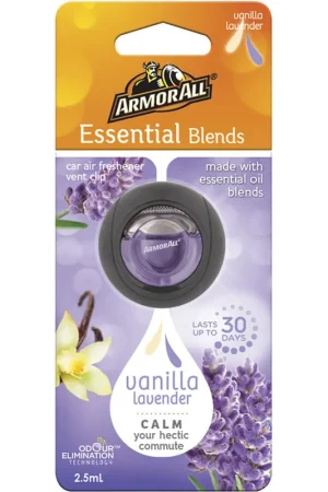 Must Have Armor All Essential Blends Vanilla Lavender AIR Freshener - AMAIRVL1